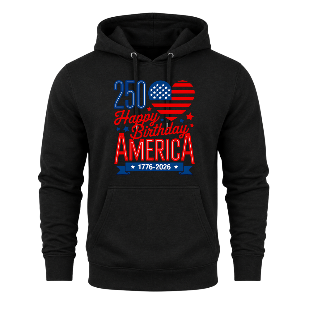 250th Birthday America 1776 2026 USA - Hoodie