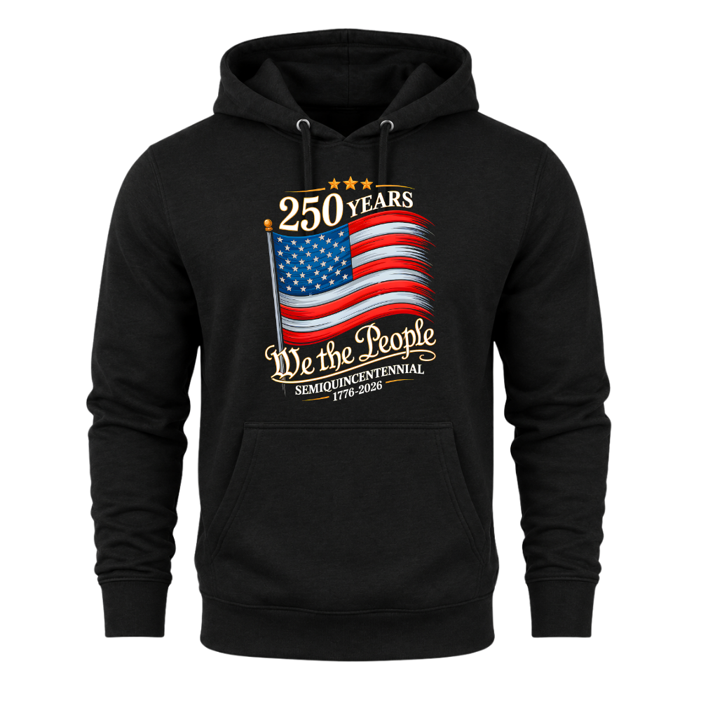 250 Years We The People USA Flag 2026 - Hoodie