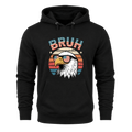 Patriotic Eagle Bruh, Funny American Flag - Hoodie