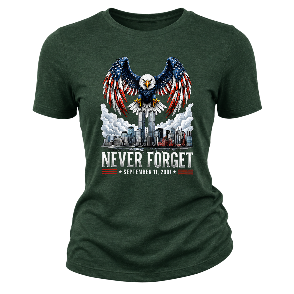 9/11 Never Forget Eagle Memorial - Women T-Shirt