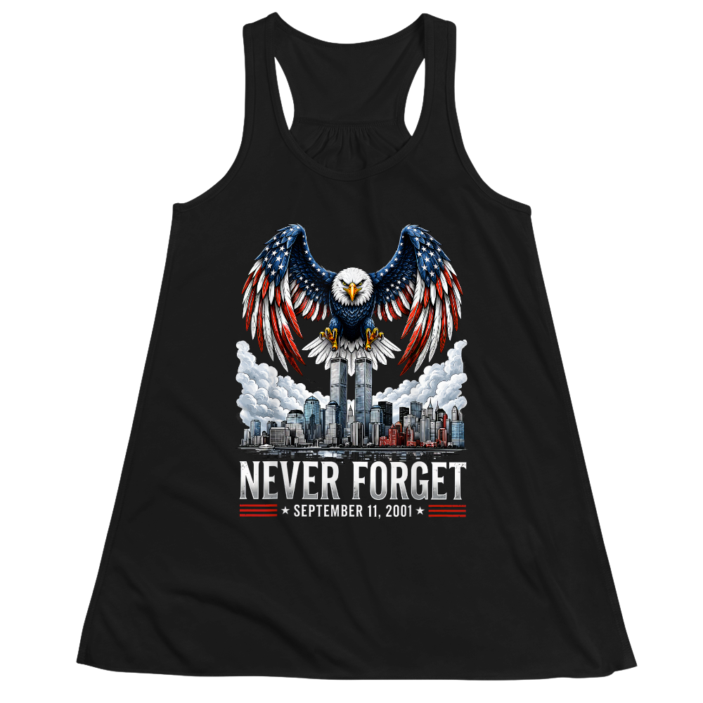 9/11 Never Forget Eagle Memorial - Women Tank Top
