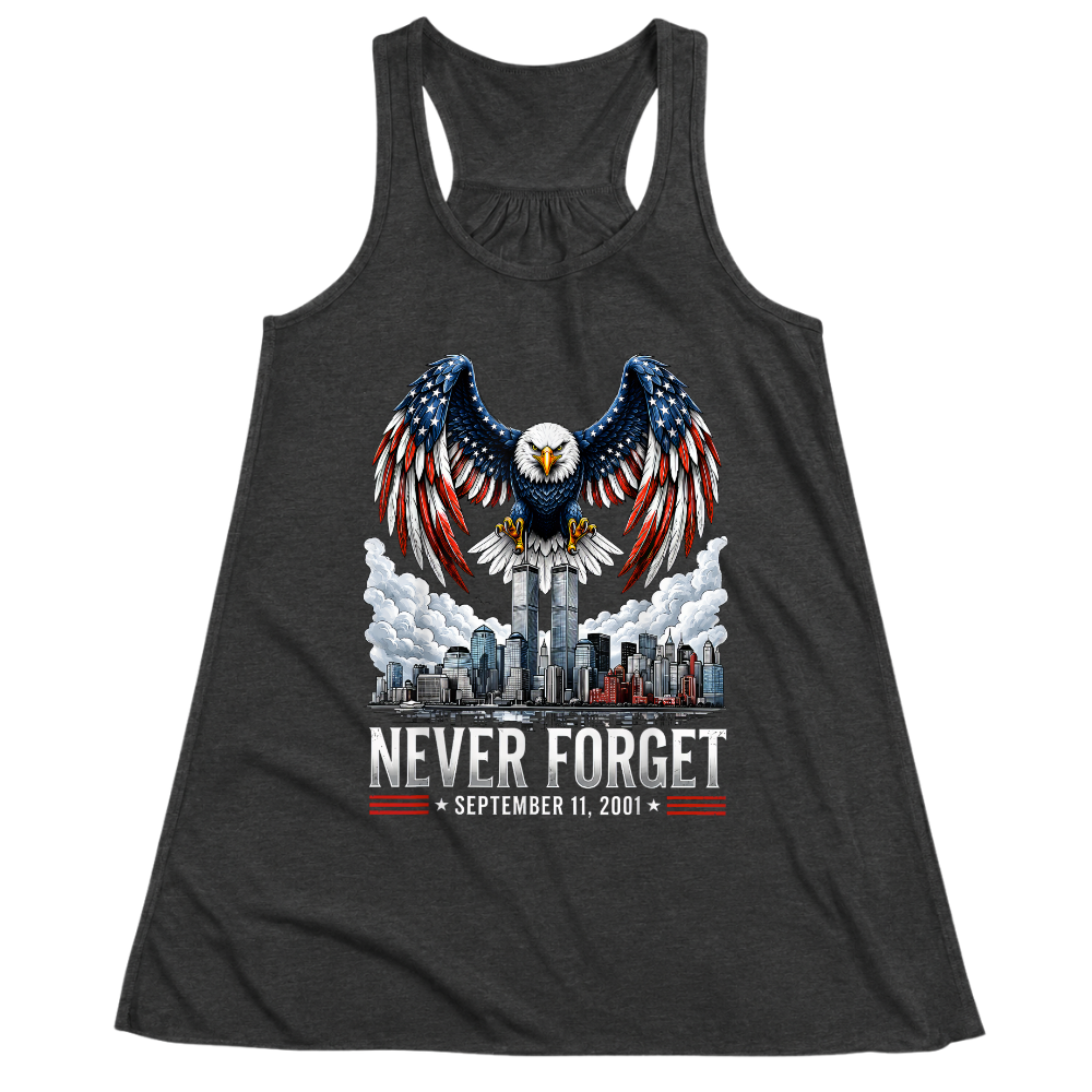 9/11 Never Forget Eagle Memorial - Women Tank Top