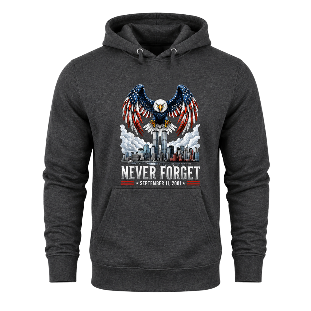 9/11 Never Forget Eagle Memorial - Hoodie