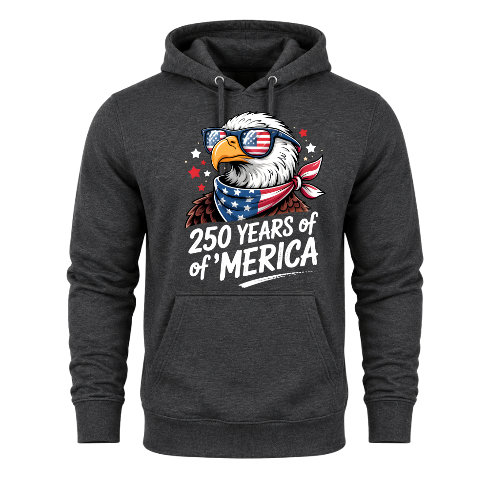 250 Years America Flag 1776 2026 USA - Hoodie