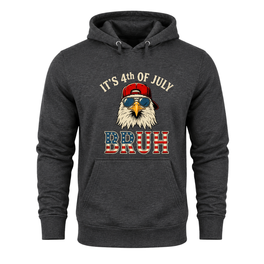 4th Of July Eagle Bruh Funny Patriotic USA - Hoodie