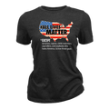 All Lives Matter Patriotic USA Flag - Women T-Shirt