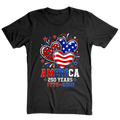 America 250 Years 1776 2026 Heart - T-Shirt