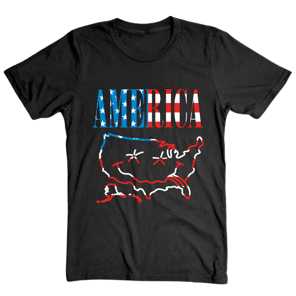America Map - T-Shirt