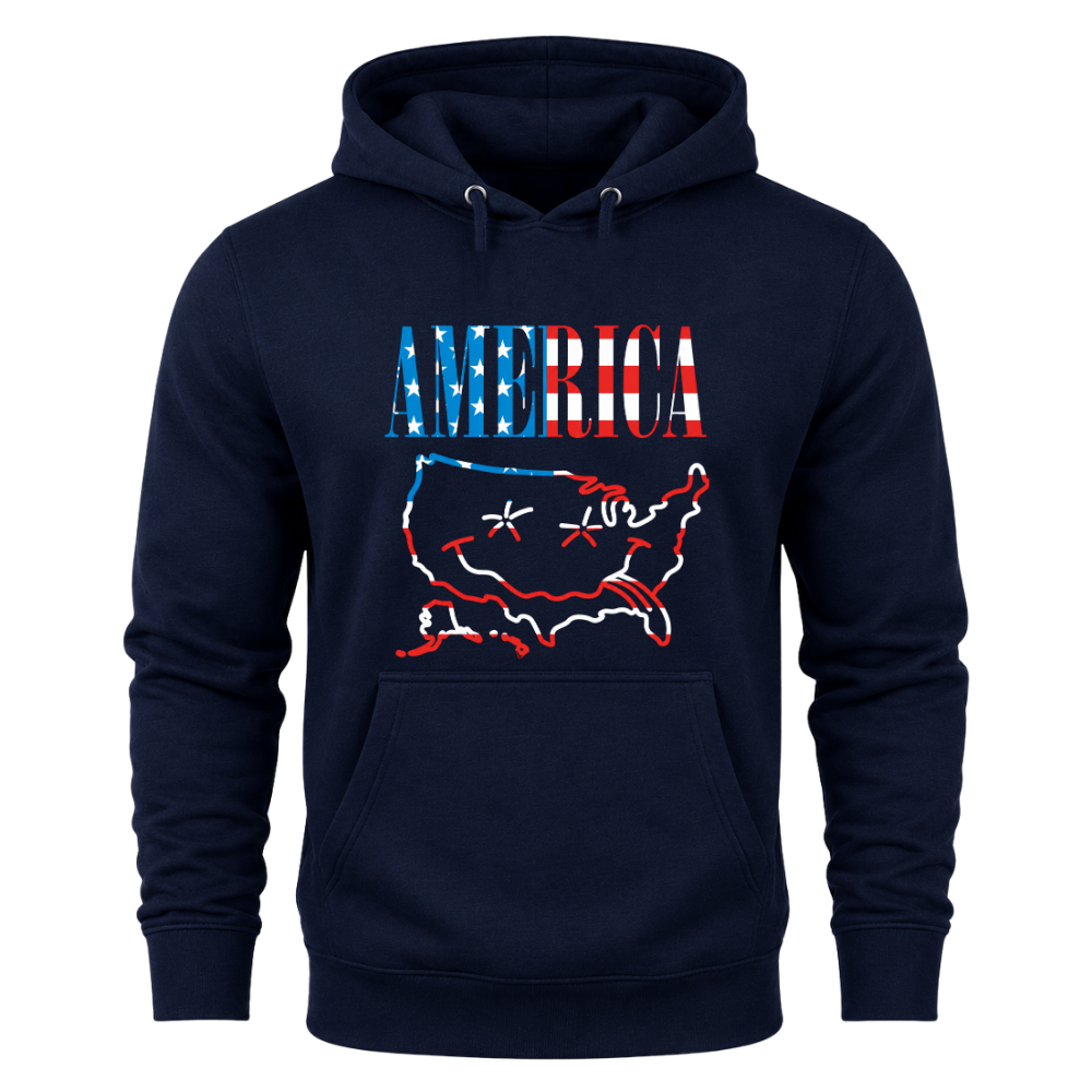 America Map - Hoodie