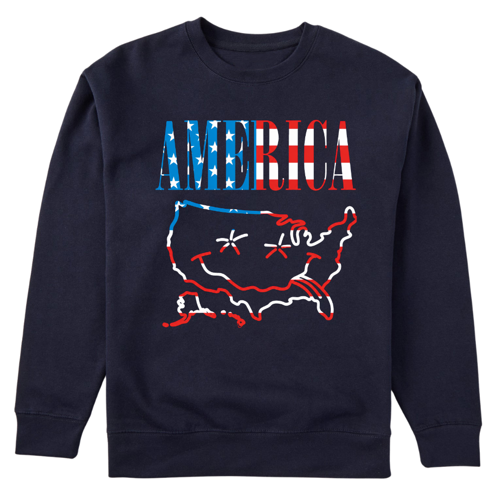 America Map - Sweater
