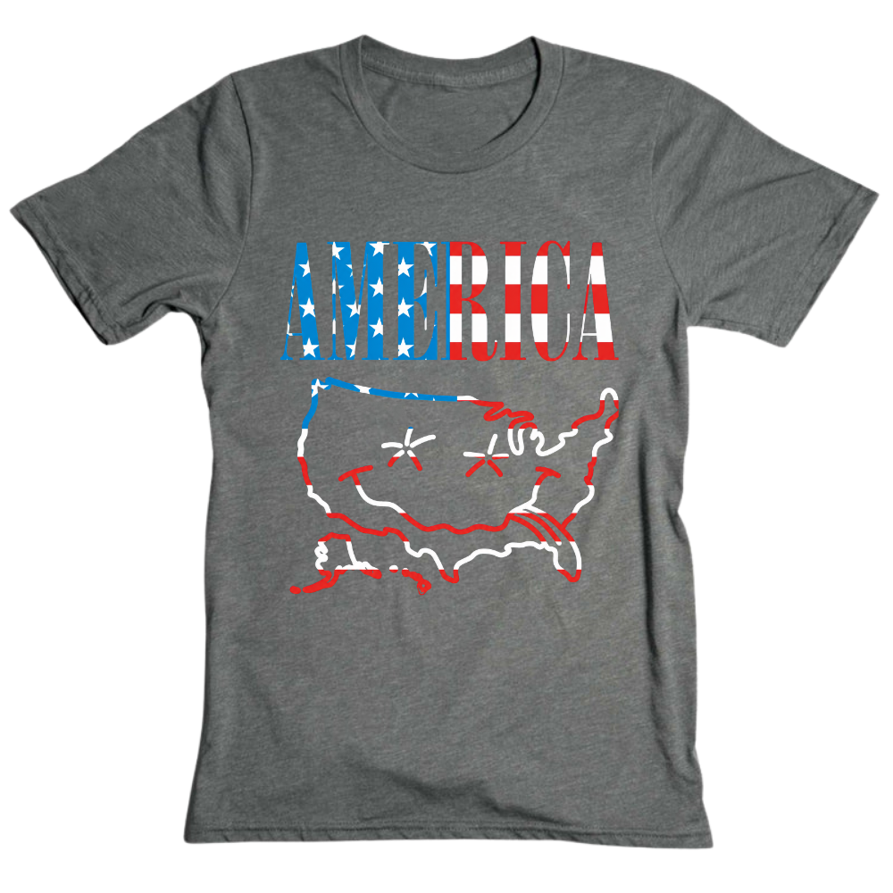 America Map - T-Shirt