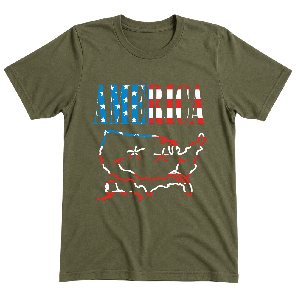 America Map - T-Shirt