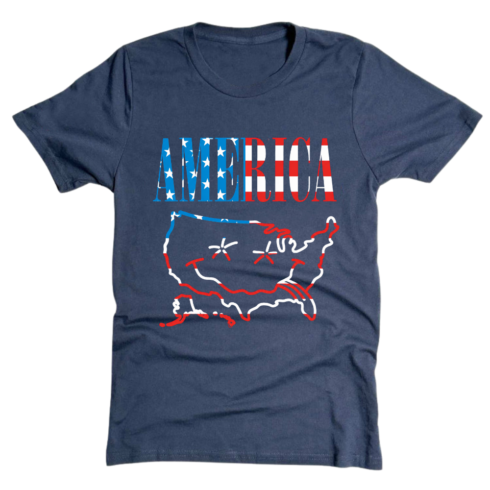 America Map - T-Shirt