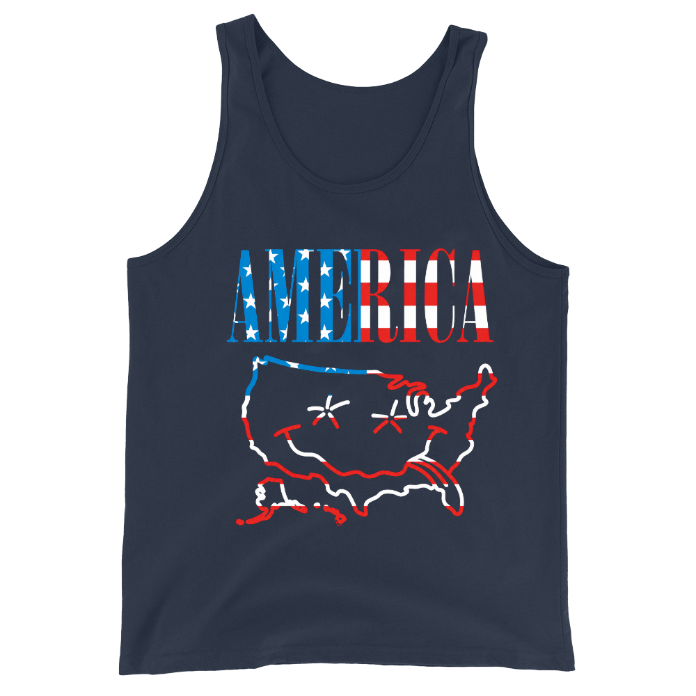 America Map - Tank Top