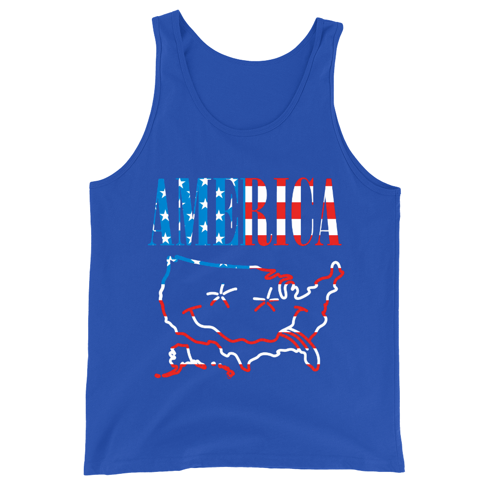 America Map - Tank Top