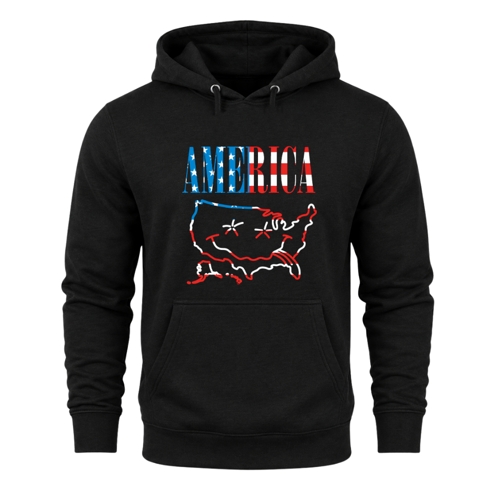 America Map - Hoodie