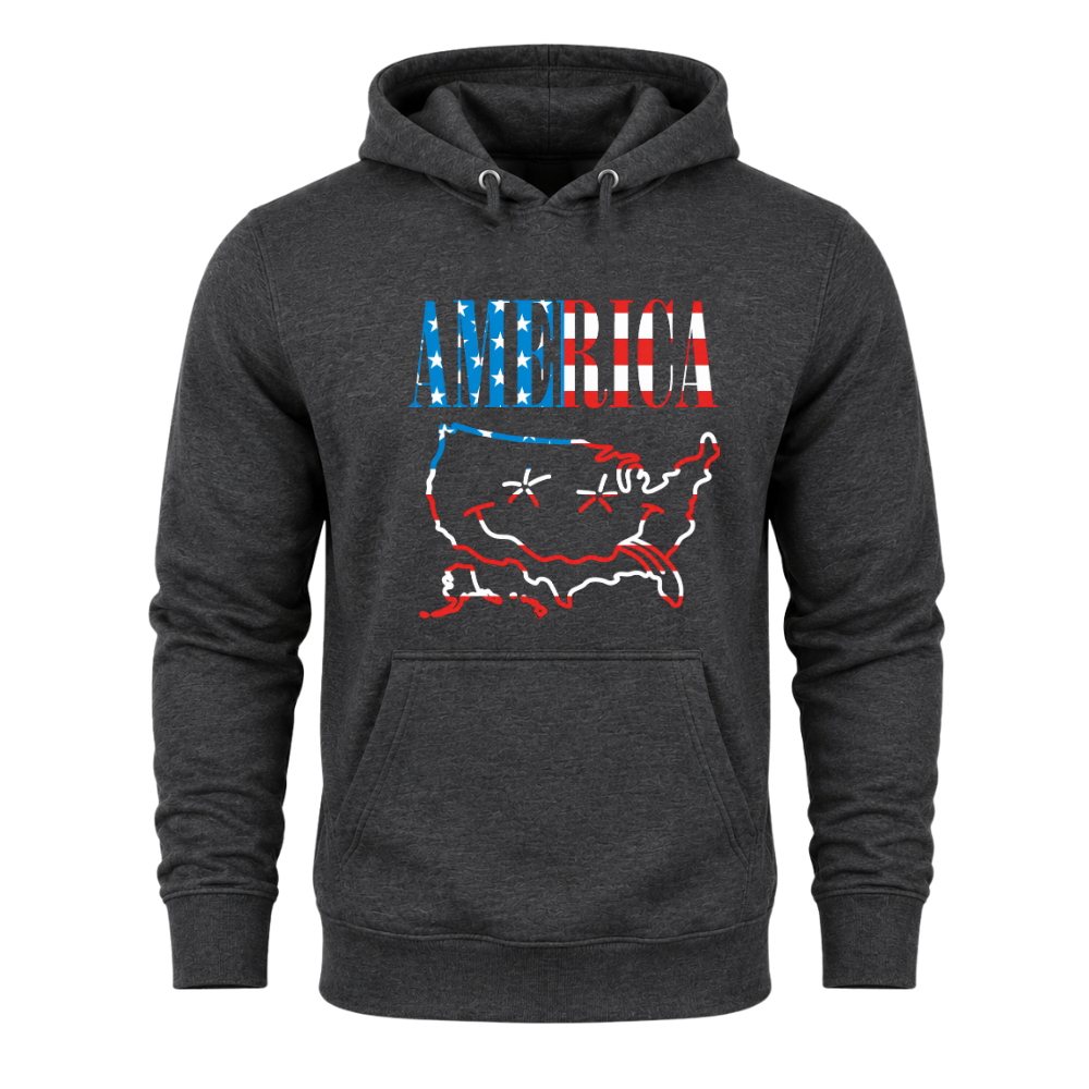 America Map - Hoodie