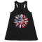 American Flag Sunflower Design Patriotic Floral USA - Women Tank Top