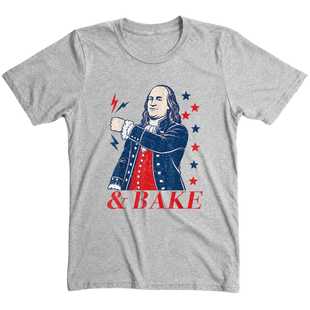 Benjamin Franklin Shake Bake - T-Shirt