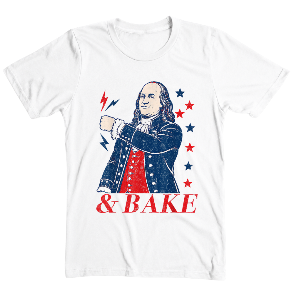 Benjamin Franklin Shake Bake - T-Shirt
