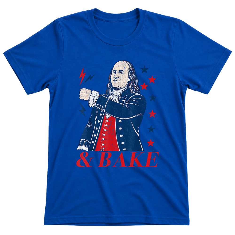 Benjamin Franklin Shake Bake - T-Shirt