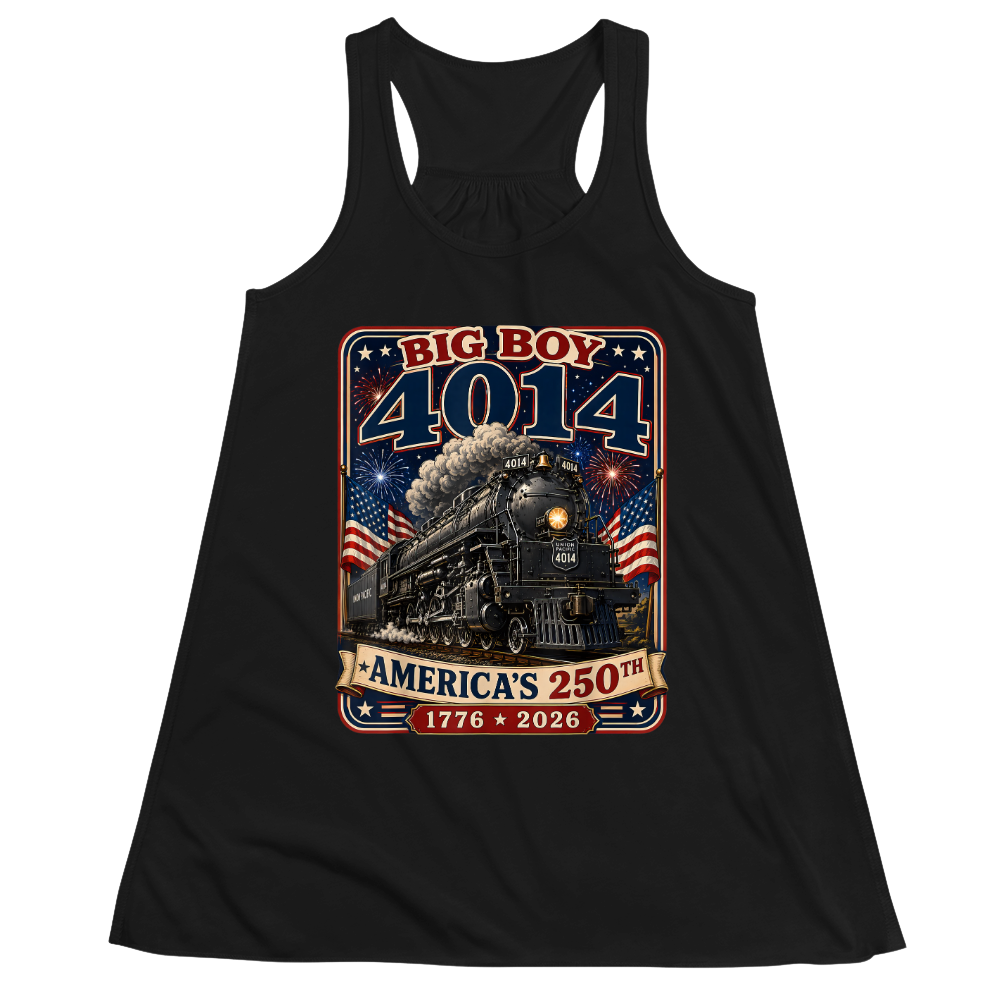 Big Boy 4014 Train America 250th Anniversary Patriotic - Women Tank Top