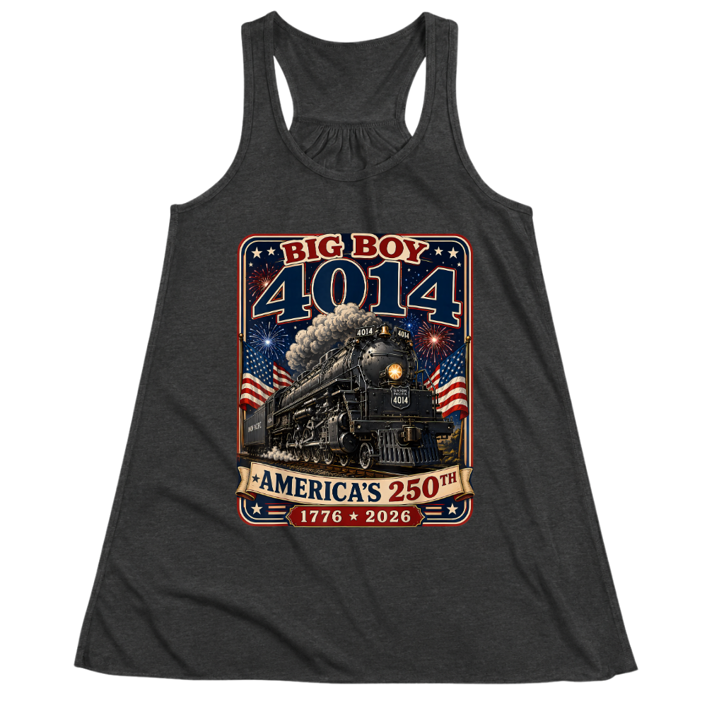 Big Boy 4014 Train America 250th Anniversary Patriotic - Women Tank Top