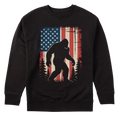 Bigfoot American Flag 4th Of July Patriotic Sasquatch USA - Sweater