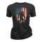Bigfoot American Flag 4th Of July Patriotic Sasquatch USA - Women T-Shirt
