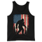 Bigfoot American Flag 4th Of July Patriotic Sasquatch USA - Tank Top