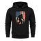 Bigfoot American Flag 4th Of July Patriotic Sasquatch USA - Hoodie