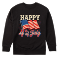 Happy 4th Of July American Flag Patriotic - Sweater