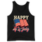Happy 4th Of July American Flag Patriotic - Tank Top