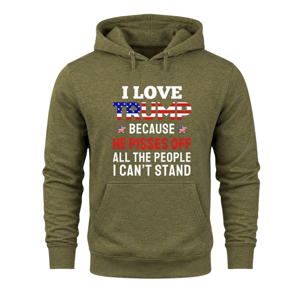 Trumpkin American Flag Halloween - Hoodie