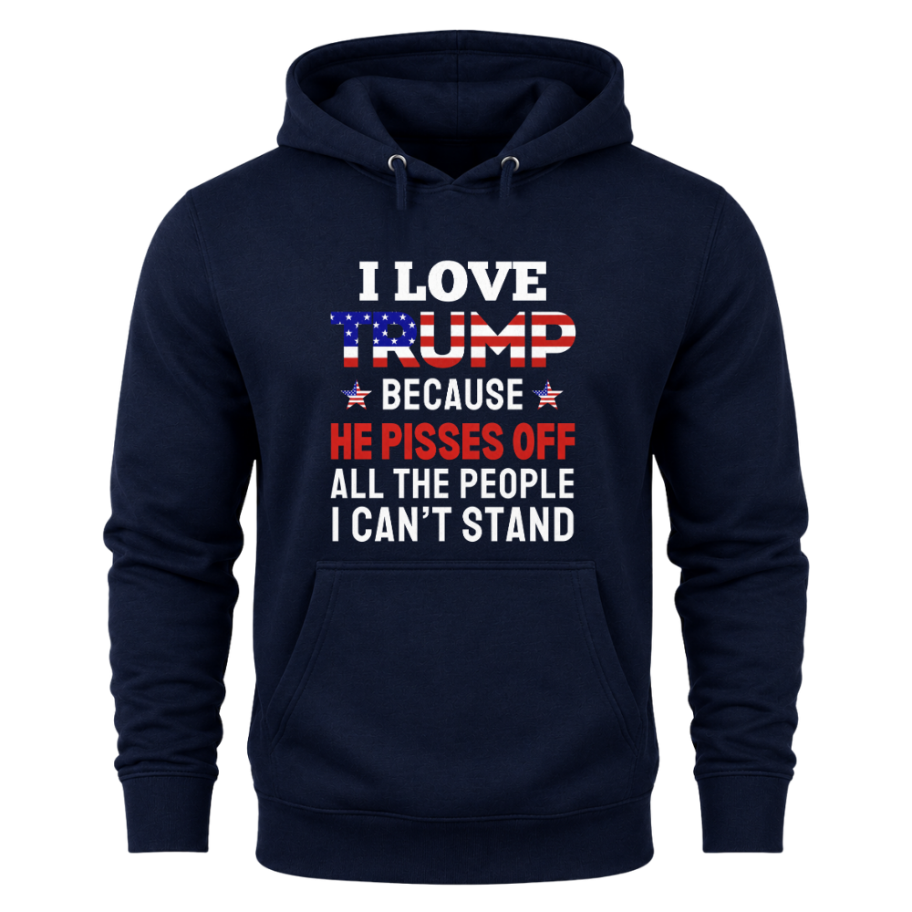 Trumpkin American Flag Halloween - Hoodie