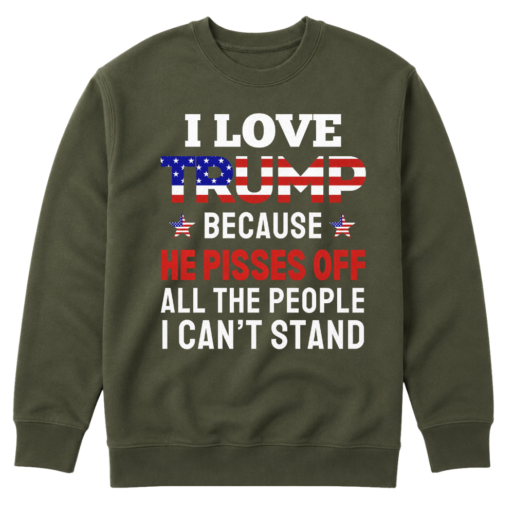 I Love Trump Meme - Sweater