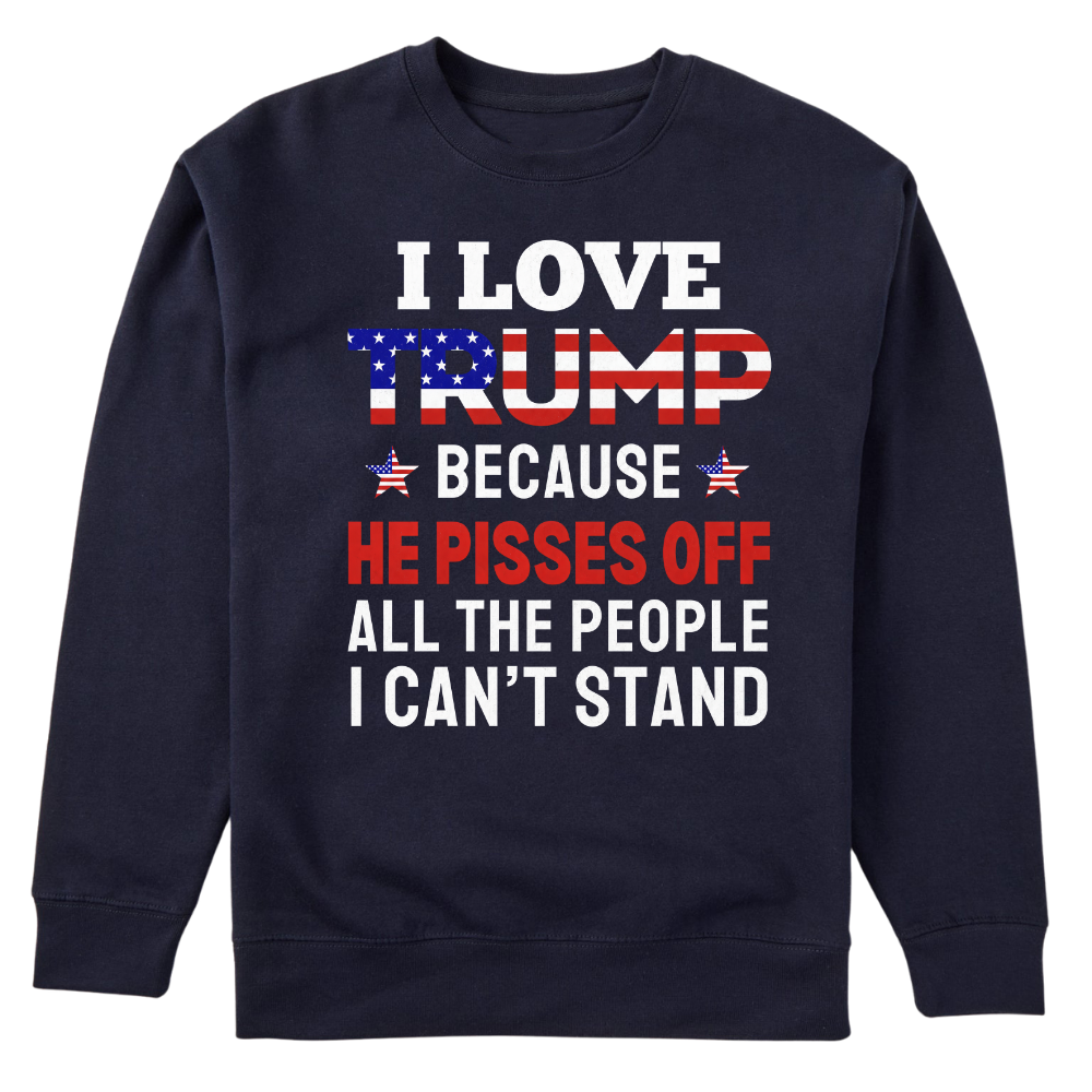 I Love Trump Meme - Sweater