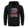 Trumpkin American Flag Halloween - Hoodie