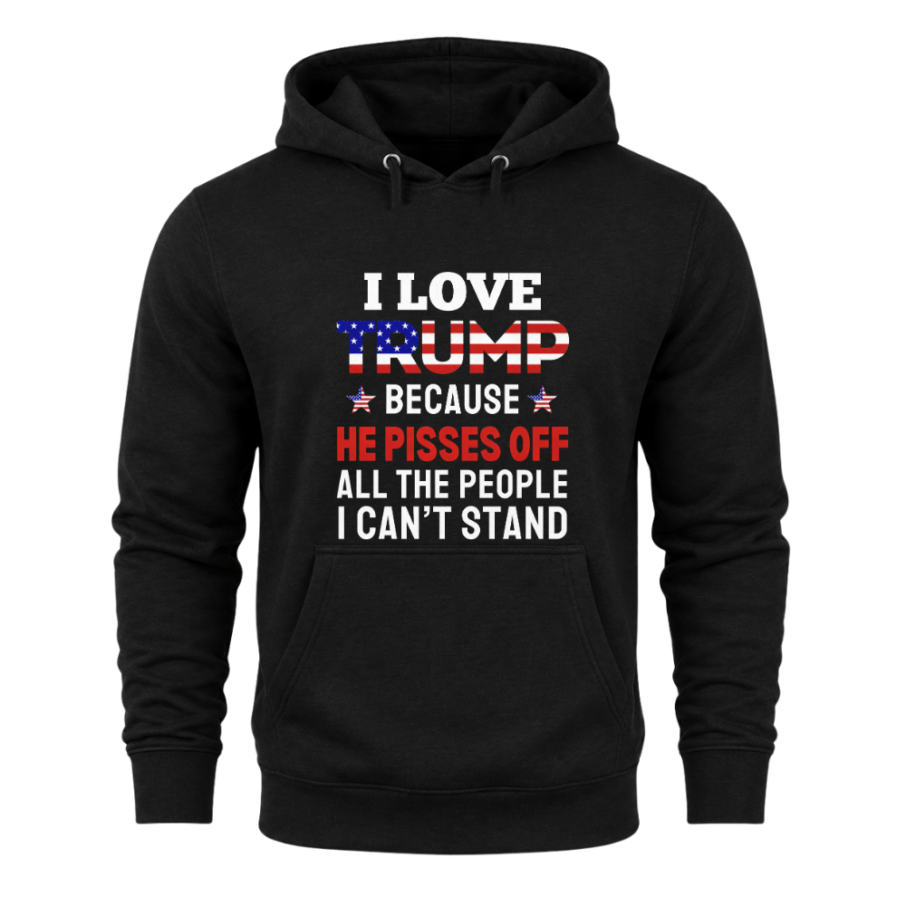 Trumpkin American Flag Halloween - Hoodie