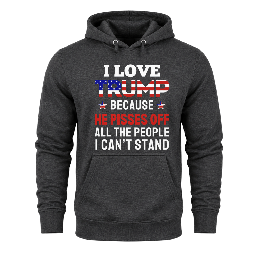 Trumpkin American Flag Halloween - Hoodie