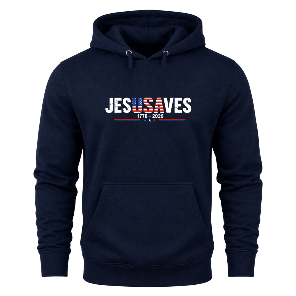 Jesus Saves 1776-2026 - Hoodie