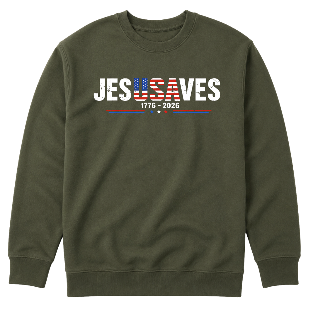 Jesus Saves 1776-2026 - Sweater