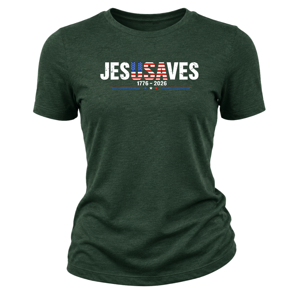 Jesus Saves 1776-2026 - Women T-Shirt
