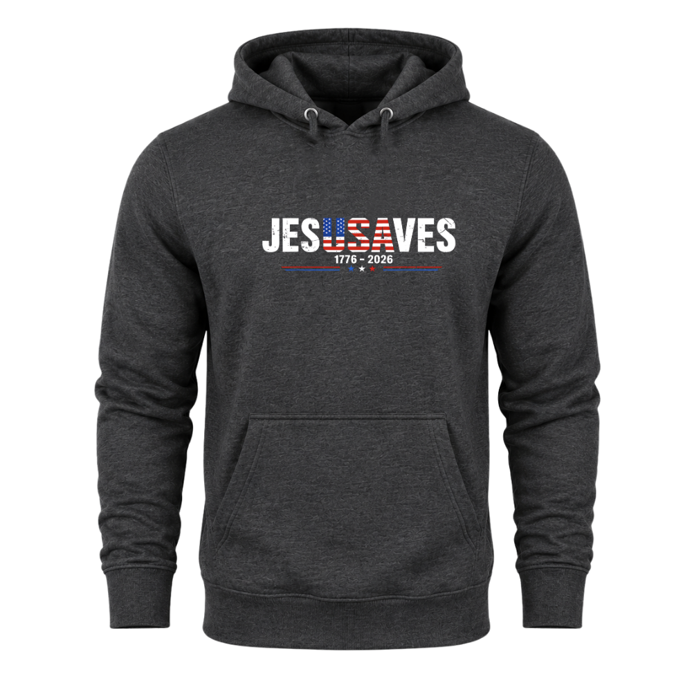 Jesus Saves 1776-2026 - Hoodie