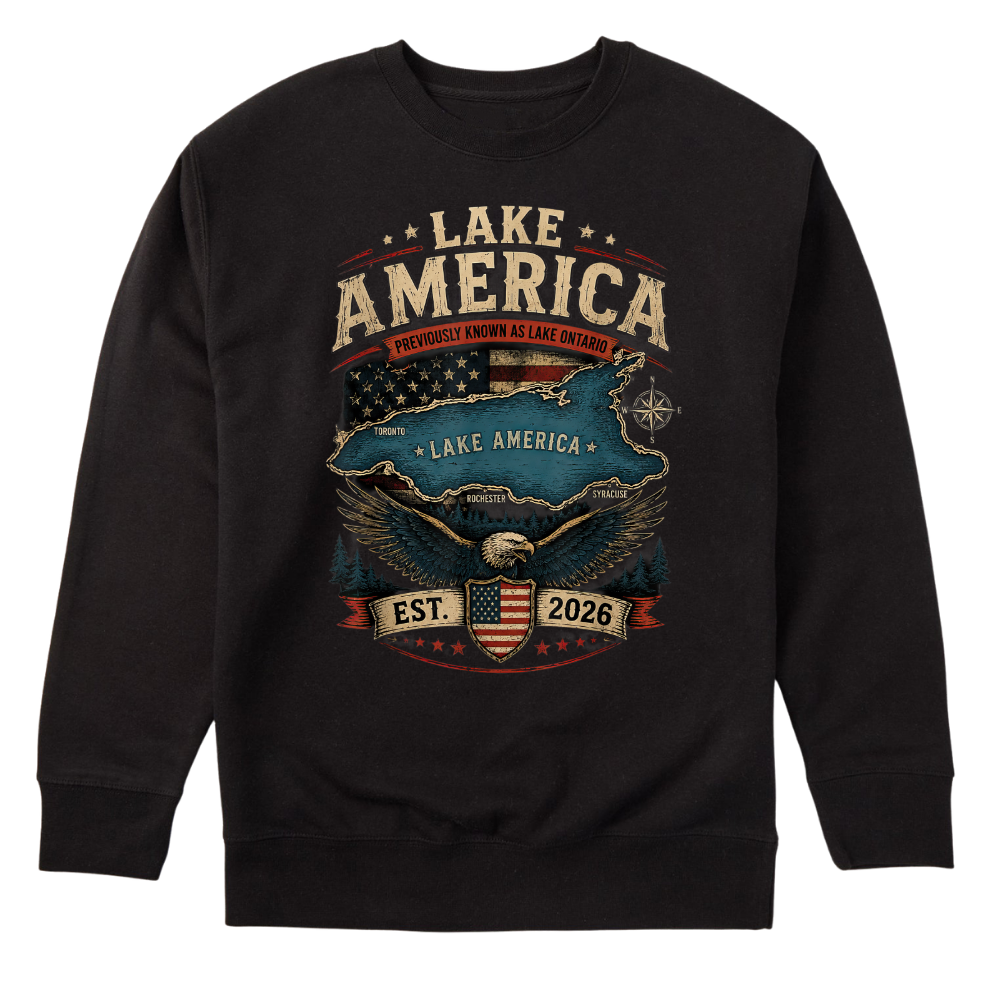 Lake America 2026 Patriotic Lake Ontario - Sweater