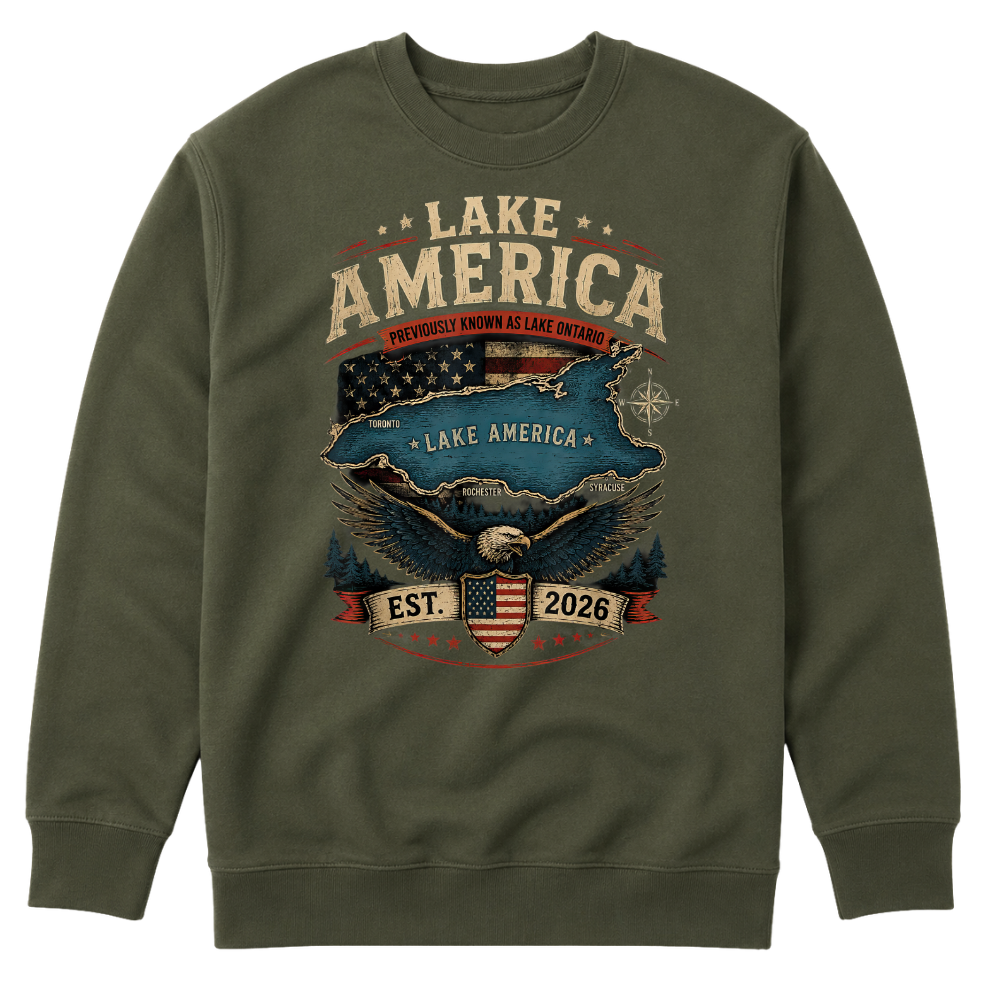 Lake America 2026 Patriotic Lake Ontario - Sweater