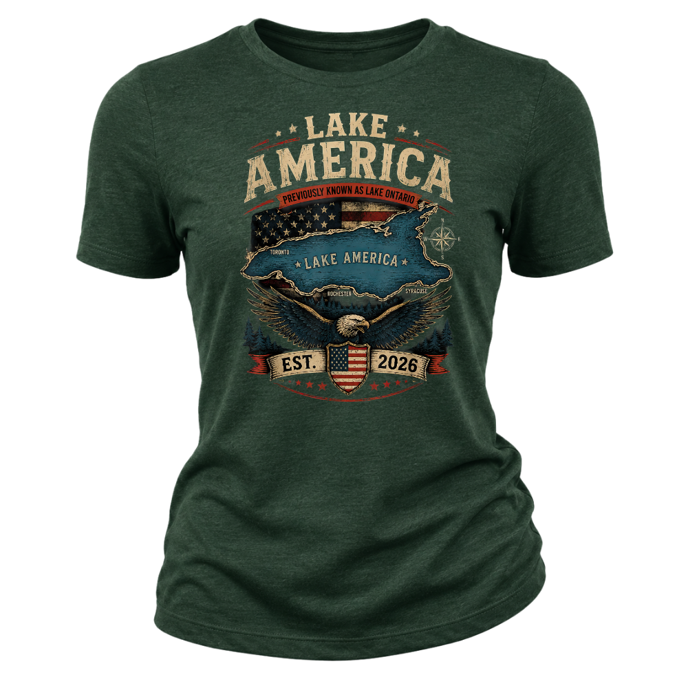 Lake America 2026 Patriotic Lake Ontario - Women T-Shirt