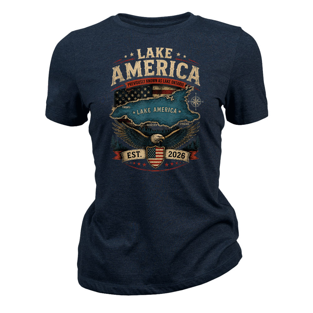 Lake America 2026 Patriotic Lake Ontario - Women T-Shirt