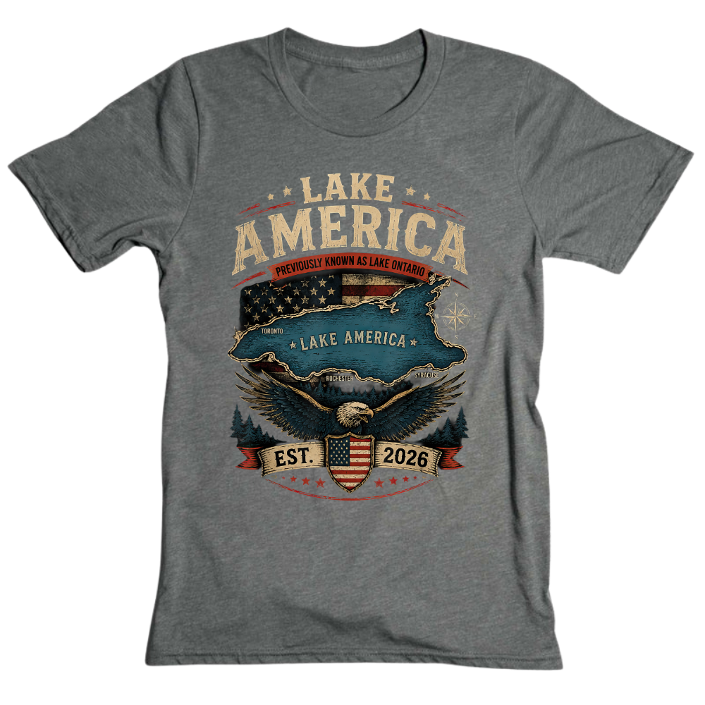 Lake America 2026 Patriotic Lake Ontario - T-Shirt