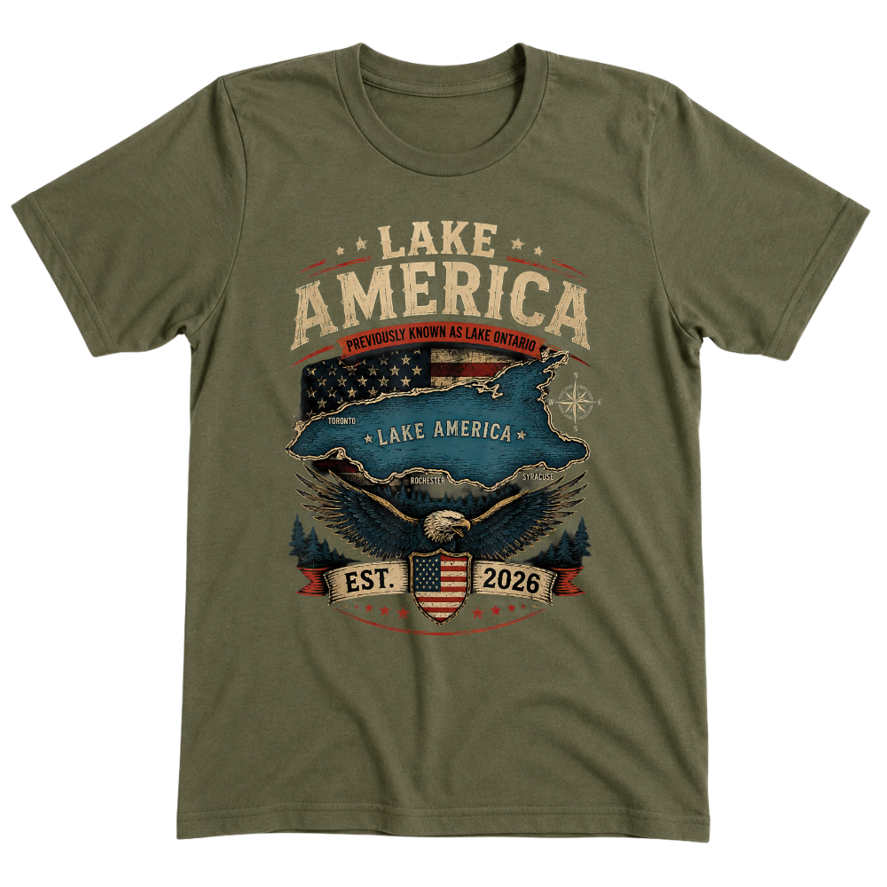 Lake America 2026 Patriotic Lake Ontario - T-Shirt
